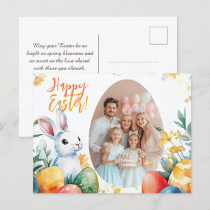 🐇 Bunny & Egg-stravaganza Feiertagspostkarte