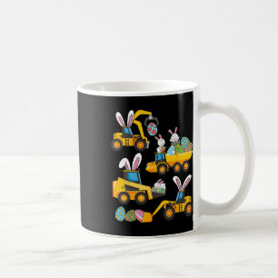 Bunny Eggs Construction Exavator Ostertagen Boys Kaffeetasse