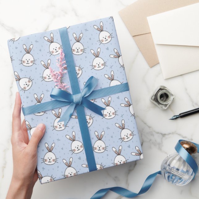 Bunny Face Oaster Wrapping Paper - Niedlich & fest Geschenkpapier (Schenken)