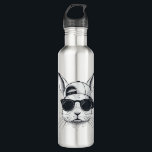 Bunny Face with Sunglasses Cap Easter Day for Boys Edelstahlflasche<br><div class="desc">Bunny Face with Sunglasses Cap Easter Day for Boys Men Kids T-Shirt_1</div>