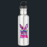 Bunny Face with Tie Dye Glasses Happy Easter Day M Edelstahlflasche<br><div class="desc">Bunny Face with Tie Dye Glasses Happy Easter Day Men Boy Kid T-Shirt</div>