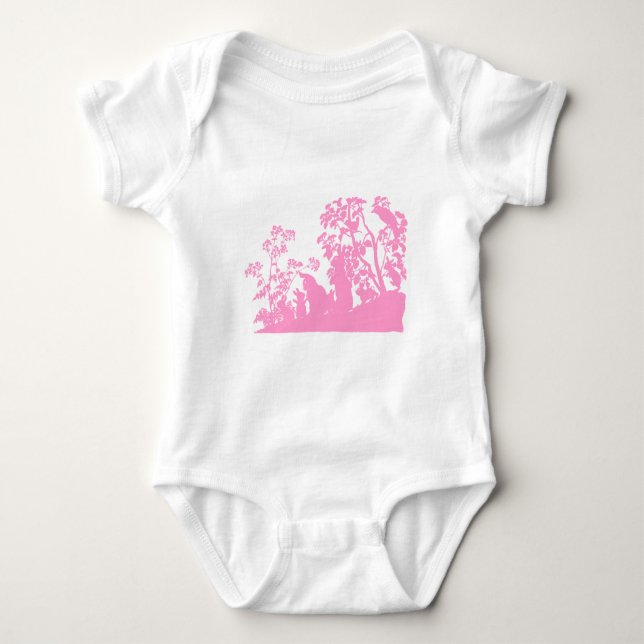 Bunny Family Baby Strampler (Vorderseite)