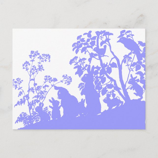 Bunny Family Postkarte (Vorderseite)