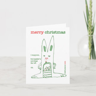 BUNNY FEIERTAGSKARTE