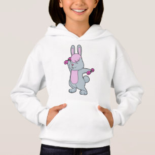 Bunny Fitness Dumbell Hoodie