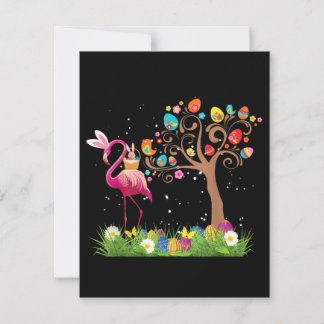 Bunny Flamingo Oster 2021 | Niedliche Flamingo Lie Einladung
