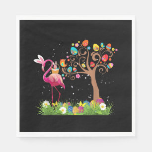 Bunny Flamingo Oster 2021 Niedliche Flamingo Lie Serviette