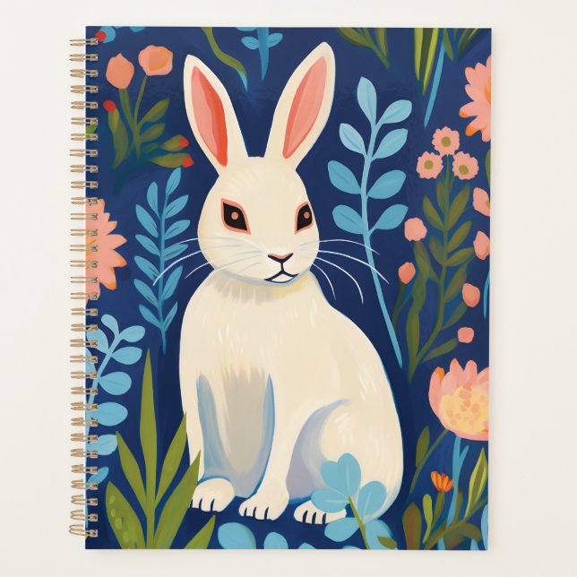 Bunny Floral Planer (Vorderseite)