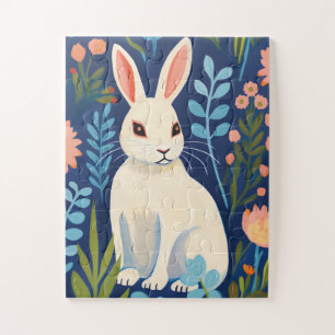 Bunny Floral Puzzle