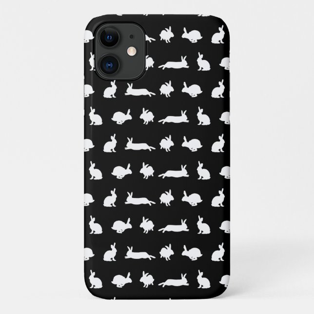 Bunny Frenzy iPhone 11 Fall (schwarz) Case-Mate iPhone Hülle (Rückseite)