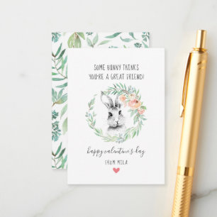 Bunny Friend Kinder Klassenzimmer Valentine Karten