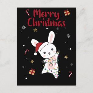 Bunny frohe Weihnachten Winter Tiere Rabbits