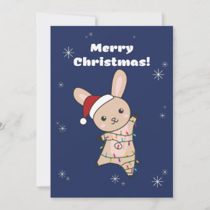 Bunny frohe Weihnachten Winter Tiere Rabbits Holid