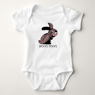 Bunny Funny Baby Strampler