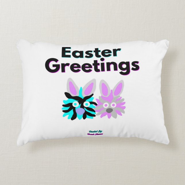 Bunny Fuzzies Accent Pillow Dekokissen (Vorderseite)