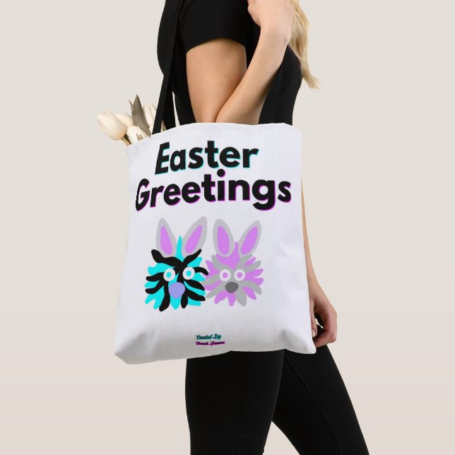 Bunny Fuzzies All-Over-Print Tote Bag (Von Nahem)