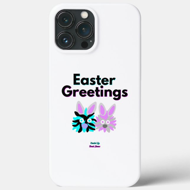 Bunny Fuzzies Apple iPhone 13 Pro Max Fall Case-Mate iPhone Hülle (Rückseite)