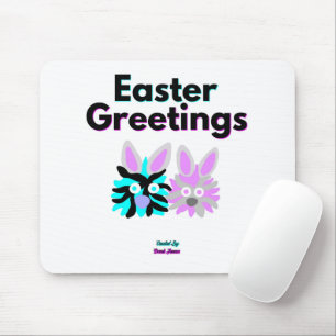 Bunny Fuzzies Mouse Pad Mousepad