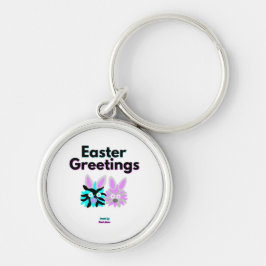 Bunny Fuzzies Premium Round Schlüsselanhänger