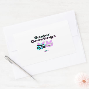 Bunny Fuzzies Rectangle Sticker