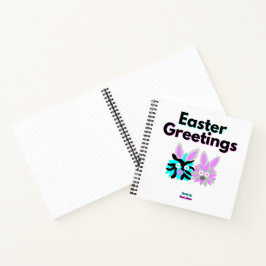 Bunny Fuzzies Spiral Notebook (21,6 cm x 21,6 cm) Notizbuch