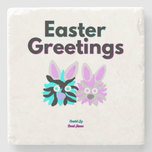 Bunny Fuzzies Stone Untersetzer
