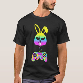 Bunny Gamer Angry Gamer Bunny Gaming Game Control T-Shirt