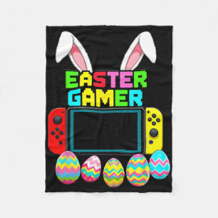 Bunny Gaming Controller Gamer Jungen Lustiger Vide Fleecedecke