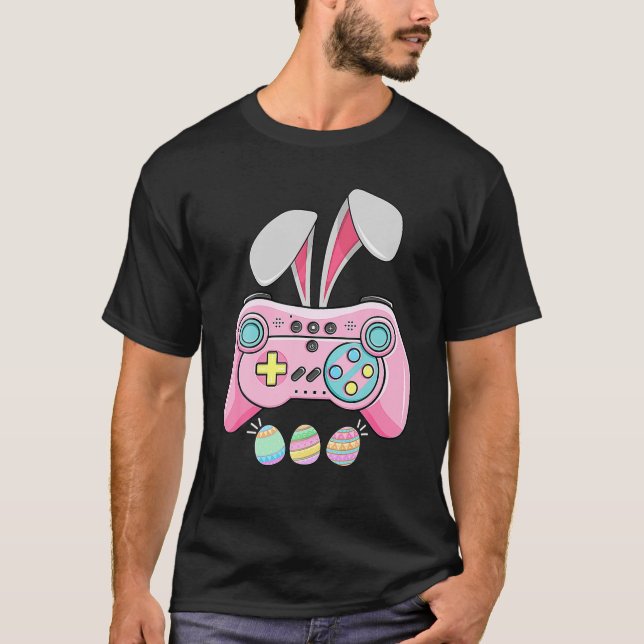 Bunny Gaming Controller Video Game Lover, Gamer Ea T-Shirt (Vorderseite)