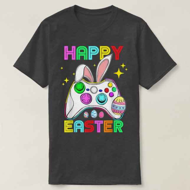 Bunny Gaming Controller Video Game Lover Gamer Eas T-Shirt (Design vorne)