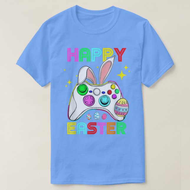 Bunny Gaming Controller Video Game Lover Gamer Eas T-Shirt (Design vorne)