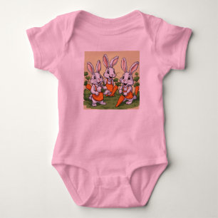 Bunny Garden Adventure Kinderkleidung Baby Strampler