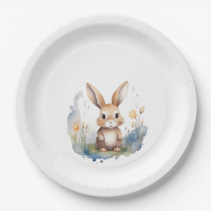 Bunny Gender Neutral Pappteller
