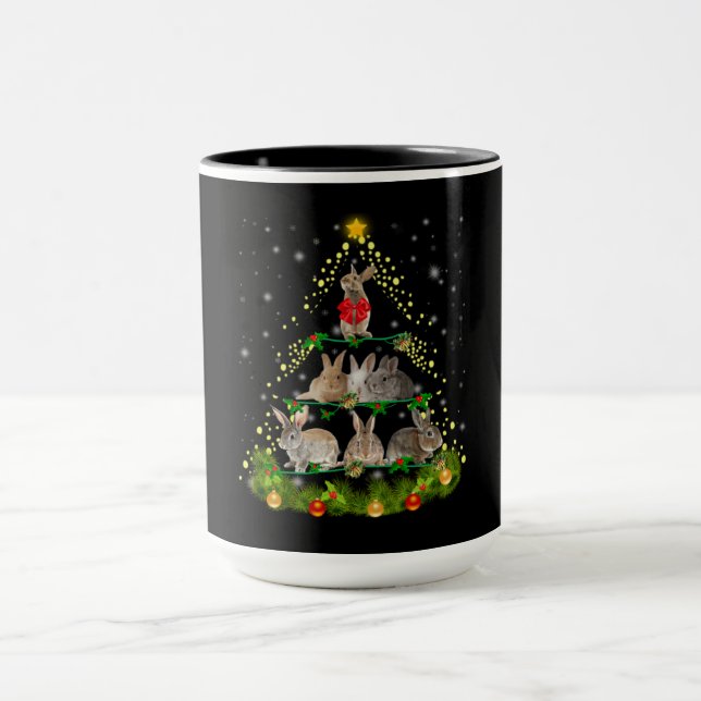 Bunny Gift | Weihnachtsbaumleuchte des Kaninchens Tasse (Zentrum)