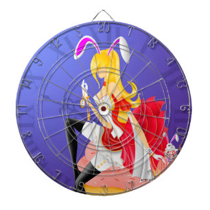 Bunny Girl auf Cupcake Dartboard Dartscheibe