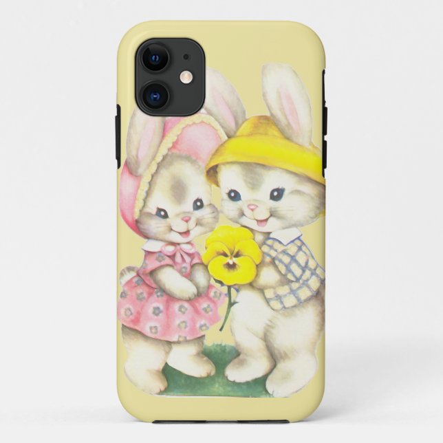 Bunny Girl+Boy Case-Mate iPhone Hülle (Rückseite)