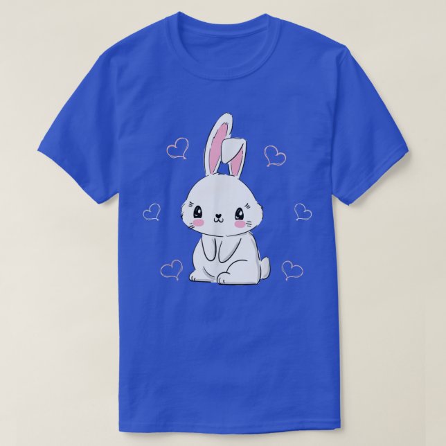 Bunny Girls Niedliches Kaninchen  T-Shirt (Design vorne)