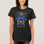 Bunny Glasses Hanukkah Niedlicher Hipster Rabbit C T-Shirt<br><div class="desc">Bunny Glasses Hanukkah Niedlicher Hipster Rabbit Chanukah jüdisch</div>