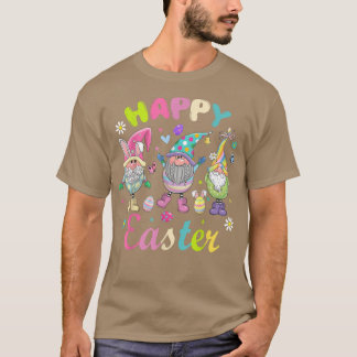 Bunny Gnome Hug Ostereier Happy Ostertag T-Shirt