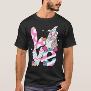 Bunny Gnome Liebe Frohe Ostern Tag für Kinder Mädc T-Shirt