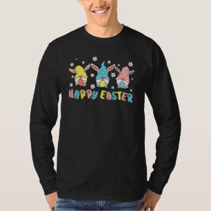 Bunny Gnome Squad Hug Ostereier Happy Ostertag T-Shirt