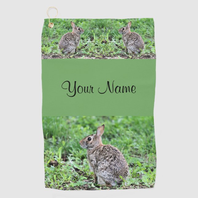 Bunny Golfhandtuch (Vorderseite)