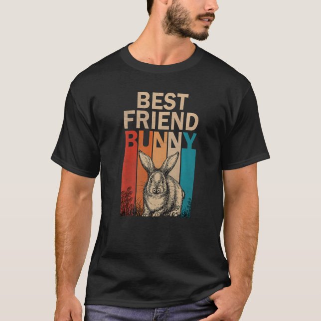 Bunny Graphen Matching Retro Best Friend Easter Da T-Shirt (Vorderseite)