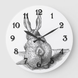 Bunny Große Wanduhr