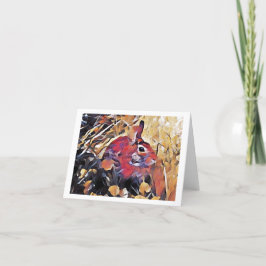 Bunny - Grußkarte Dankeskarte