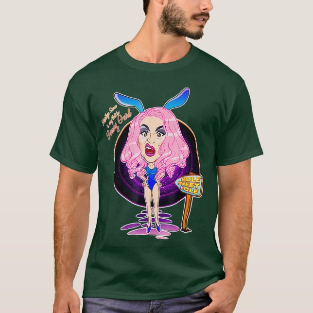 BUNNY GURL Colorful Bold Drag Queen TShirt (Vorderseite)