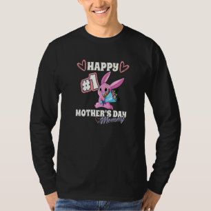 Bunny Happy First Mother S Day Mommy Baby Matching T-Shirt