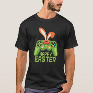 Bunny Happy Ostereier Jagd Video Game Gamer Ki T-Shirt