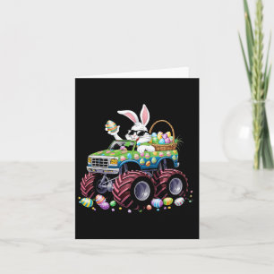 Bunny Happy Ostermonster LKW Liebhaber Kinder Jung Karte