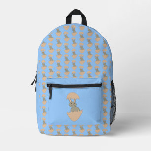Bunny Hatching von Egg Weird Bedruckter Rucksack